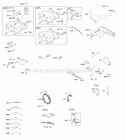 Controls Governor Spring Ignition Diagram and Parts List for 12S435-0125-G8  Briggs and Stratton Engine